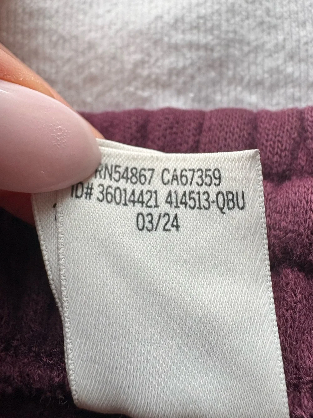 PINK Victorias Secret soft maroon